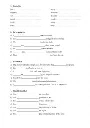 English Worksheet: Repeating