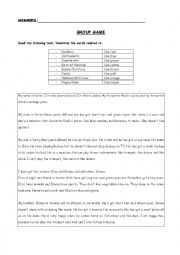 English Worksheet: PRE-KNOWLEDGE ACTIVITY