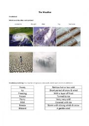 English Worksheet: The weather