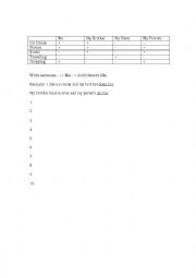 English Worksheet: does too, doesnt either