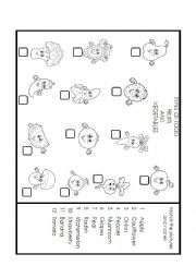 English Worksheet: Kinds of food