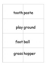 English Worksheet: Compound Word Matching