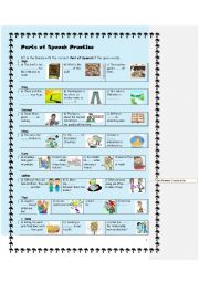 Parts of speech practice