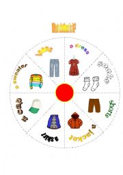 English Worksheet: Clothes