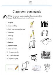 Classroom commands