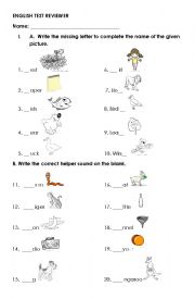 English Worksheet: We, they, that is, this is, these are, those are