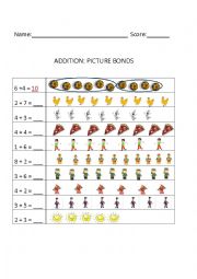 Addition: Picture Bonds 1-10