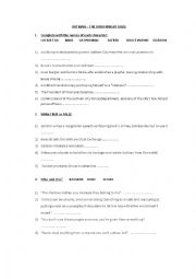 English Worksheet: Batman, the dark knight rises