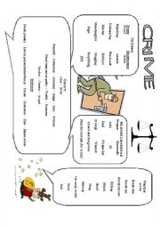 English Worksheet: Crime Vocabulary