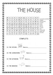 The house wordsearch