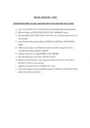 English Worksheet: MOVIE 
