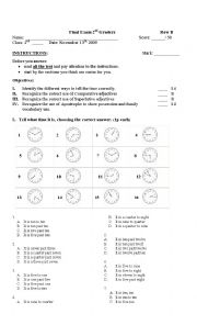 English test