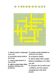 Communication crossword