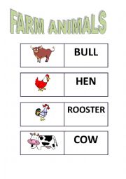 English Worksheet: Farm Animals 