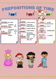 English Worksheet: prepositions