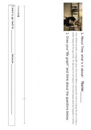 English Worksheet: Movie 