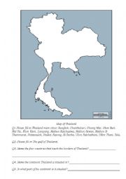 English Worksheet: Thailands Major Cities