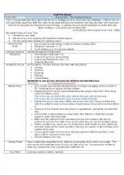 English Worksheet: circle time