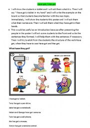 English Worksheet: Introduction of the verb Have got