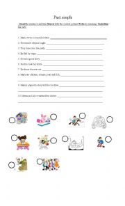 English Worksheet: Past Simple