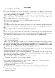 English Worksheet: The book thief