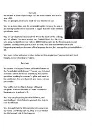 English Worksheet: Passengers Stories- The Titanic