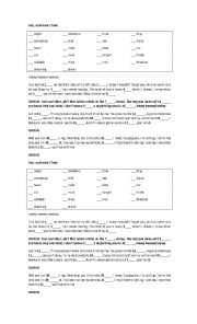 English Worksheet: hey soul sister song