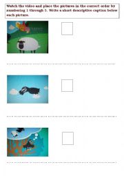English Worksheet: Aesops fable, The Eagle and the Jackdaw video worksheet