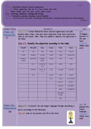 English Worksheet: Describing someones physical appearance