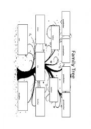 English Worksheet: Family Tree