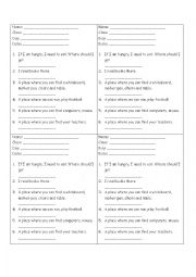 English Worksheet: In School Unit 11