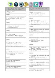 English Worksheet: Sally and Steve meet up- Conversation