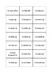 Phrasal verbs - Memory