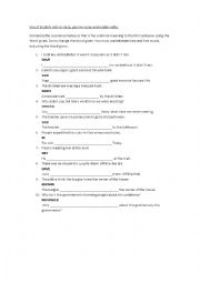 English Worksheet: Use of english: Modal verbs/active-passive voice.