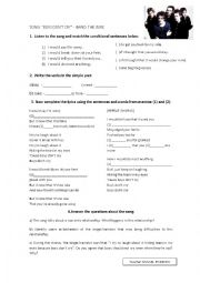 English Worksheet: Boys Dont Cry activiy