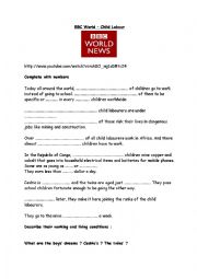 Child labour - News report