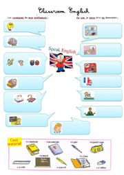 English Worksheet: CLASSROOM ENGLISH 