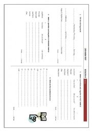 Revision test of basic knowledge