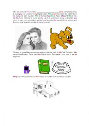 English Worksheet: Pronouns and Articles