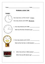 Elapsed Time Problems