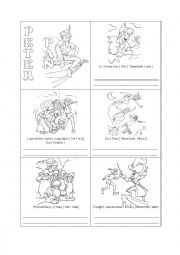 English Worksheet: Mini Story Book - Peter Pan