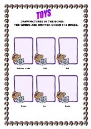 English Worksheet: TOYS