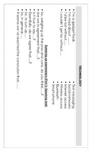 English Worksheet: Technology