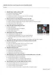 Questions about Annabelle, the doll