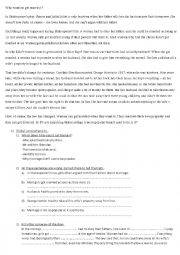 English Worksheet: who wants to get married?