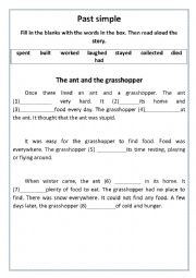 English Worksheet: Past simple