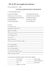 English Worksheet: American english file2