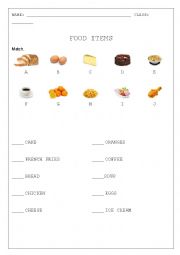 FOOD ITEMS