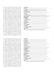 English Worksheet: Occupations wordsearch