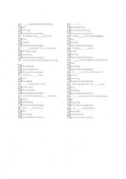 English Worksheet: Verb tenses